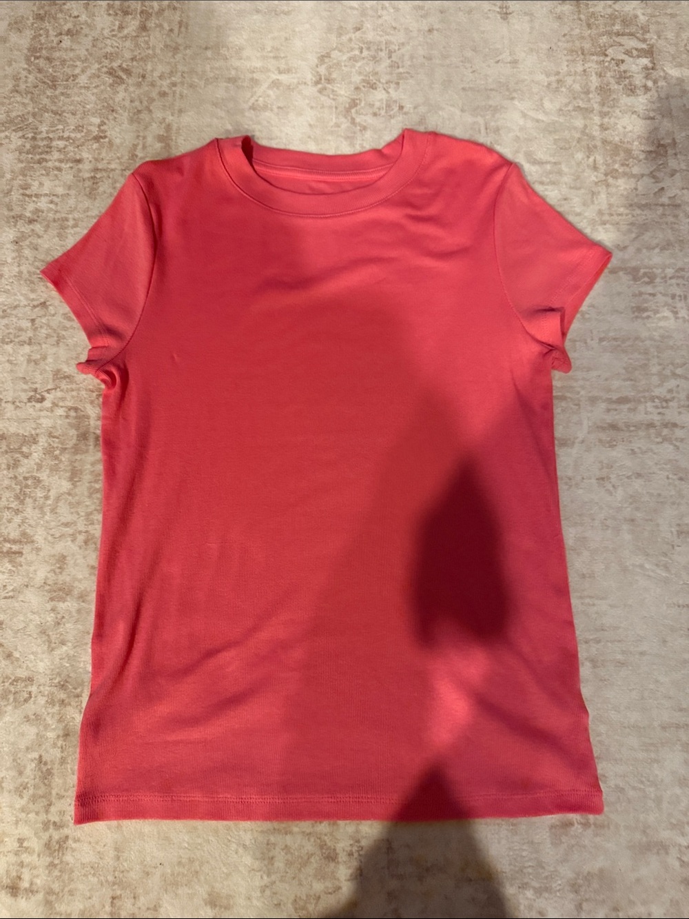 a new day Coral Crewneck Short Sleeve Tee